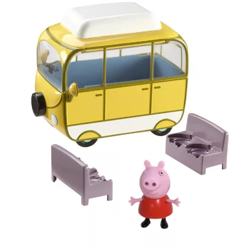 Peppa malac - lakókocsi figurával