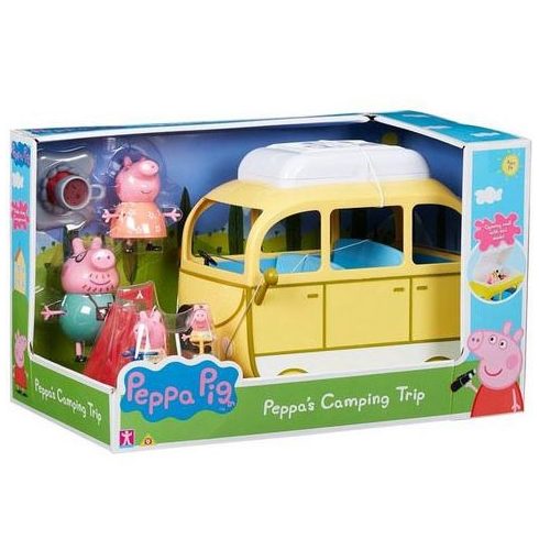 Peppa malac Nagy Lakókocsi játékszett figurákkal