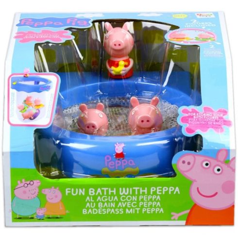 Peppa Malac - Hálós fürdőjáték 2db figurával