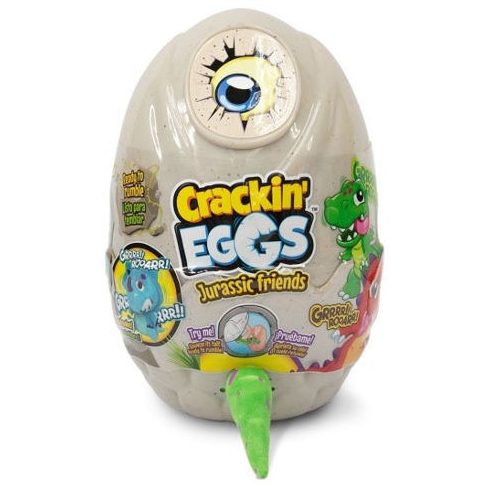 Crackin Egg Dínótojás - Mozgó - Rezgő Dínók Tojásban 22cm-es