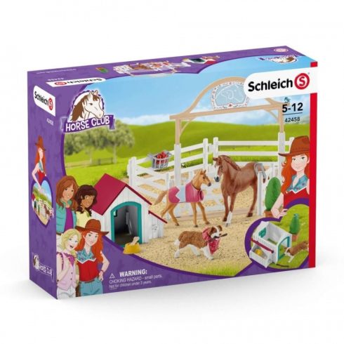 Schleich hannah vendég lova ruby kutyussal - 42458