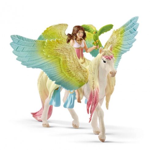 Schleich surah tündér csillogó pegazussal - 70566