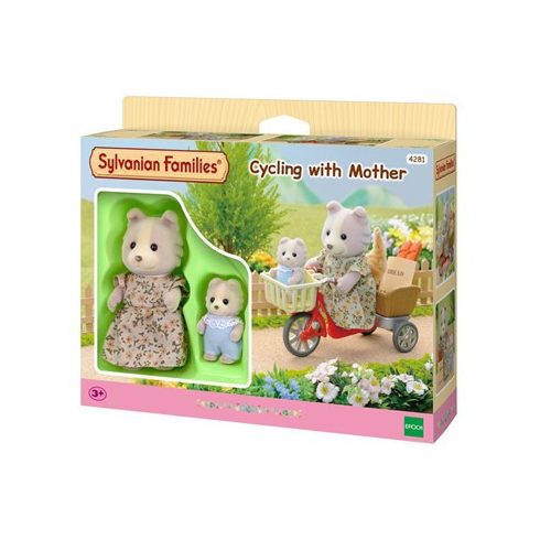 Sylvanian Families-Bicajozás anyával szett