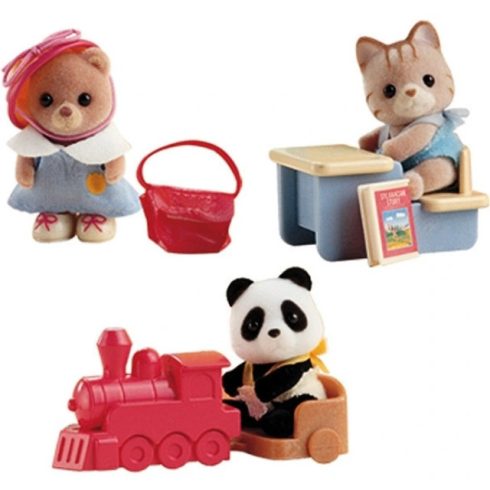 Sylvanian Families: Bébi szettek hordozható dobozban