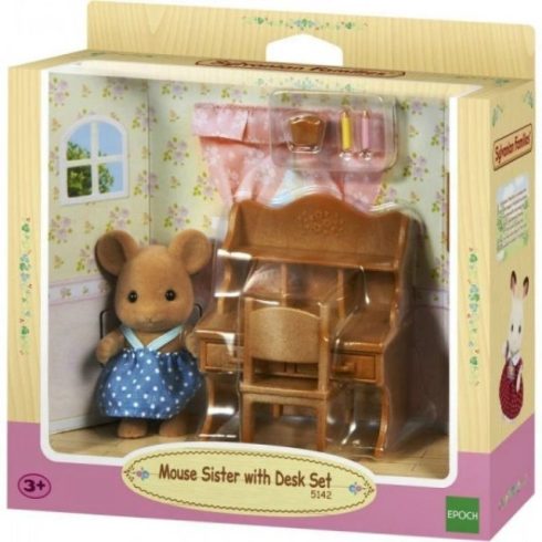 Sylvanian Families - Egér nővér íróasztallal