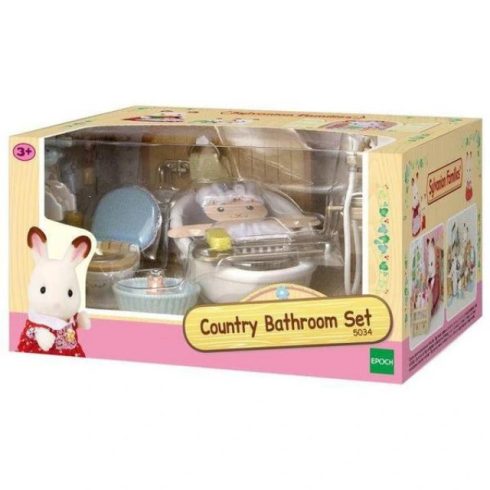 Sylvanian Families-Vidéki fürdőszoba szett