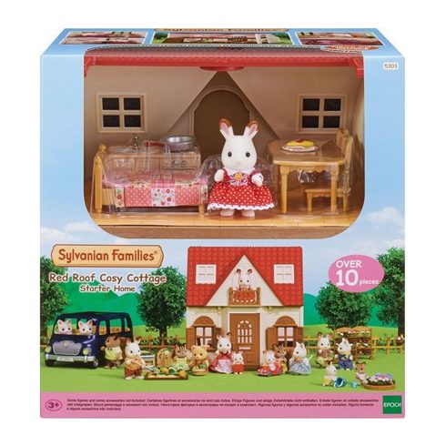 Sylvanian Families-Piros tető kezdő ház szett