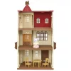 Sylvanian Families - Piros tetős, emeletes, tornyos ház