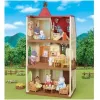Sylvanian Families - Piros tetős, emeletes, tornyos ház
