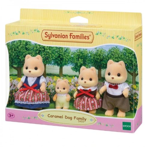 Sylvanian Families - Zsemleszínű kutya család 4 fővel