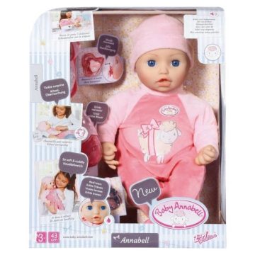 Baby Annabell - Annabell interaktív baba 43 cm-es