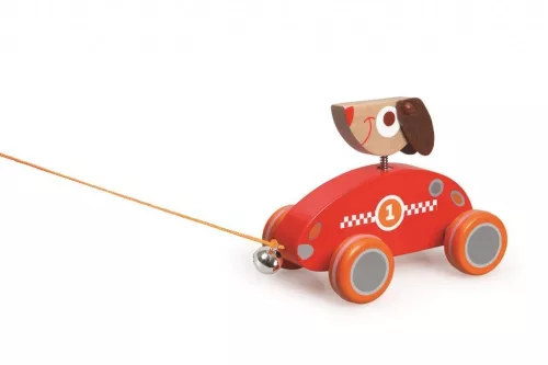 Fa húzható Cézár kutyus