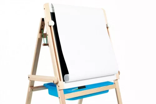 Fa kétoldalas mágneses rajztábla állvánnyal