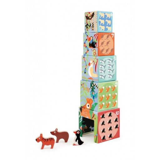 Toronyépítő és Puzzle - A világ állatai