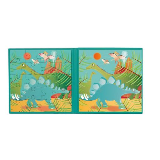 Mágneses puzzle könyv - Dínók