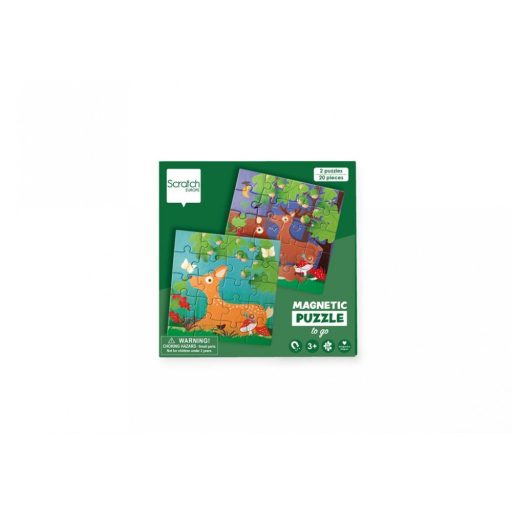 Mágneses Puzzle Könyv - Erdő