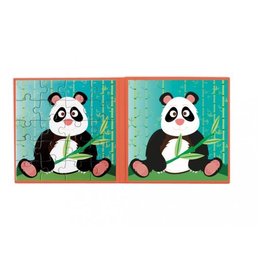 Mágneses Puzzle Könyv - Panda