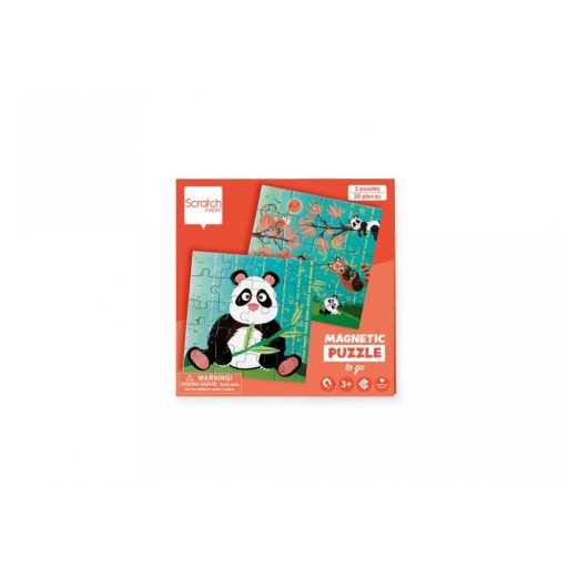 Mágneses Puzzle Könyv - Panda