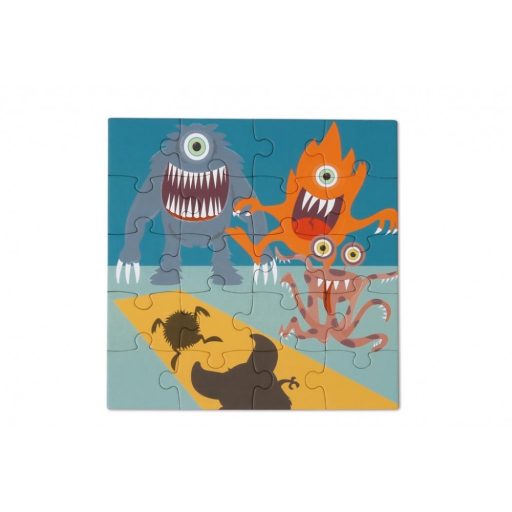 Mágneses puzzle könyv - Szörnyecskék