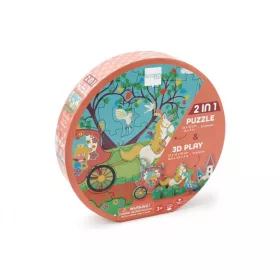 2 az 1-ben Puzzle és 3D Puzzle - Hercegnő