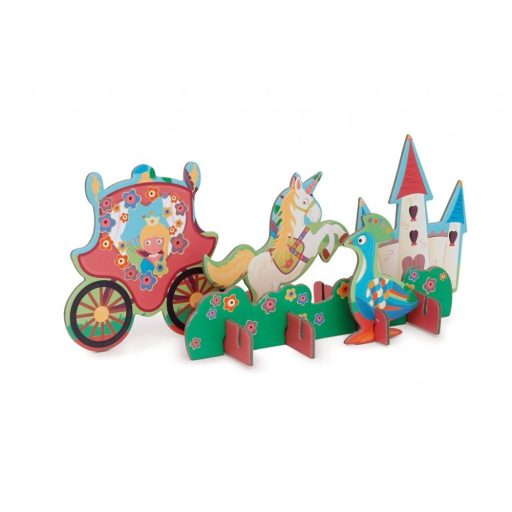 2 az 1-ben Puzzle és 3D Puzzle - Hercegnő