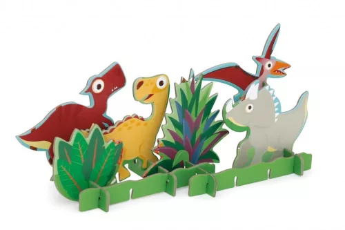 2 az 1-ben Puzzle és 3D Puzzle - Dino