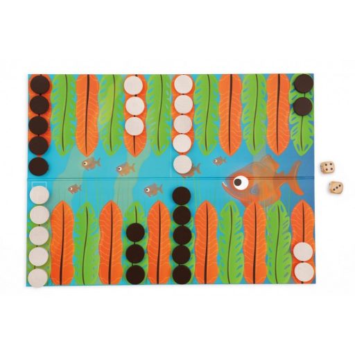 Piranja futam - Backgammon társasjáték