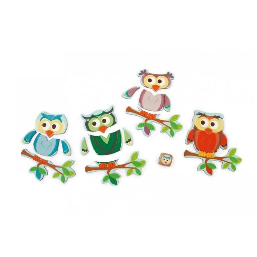Baglyos puzzle játék