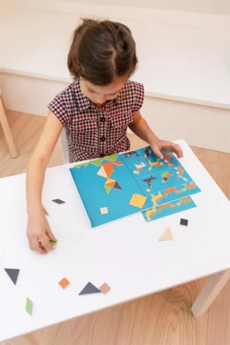 Tangram állatok - Mágneses fejlesztő játék EduLogic