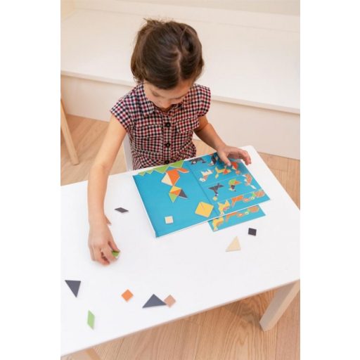 Tangram állatok - Mágneses fejlesztő játék EduLogic
