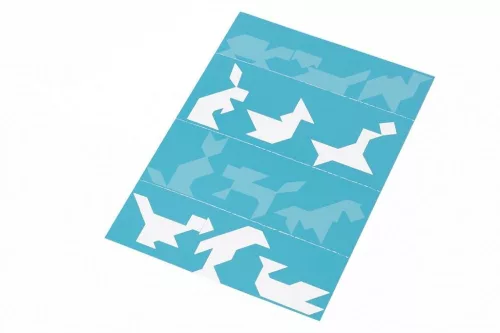 Tangram állatok - Mágneses fejlesztő játék EduLogic