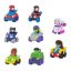 Disney Marvel Népszerű Pókember figura járművel 6 cm magas meglepetés járművet tartalmaz