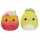 Kifordítható 2 az 1-ben Squishmallows 13 cm - bubble tea és ananász