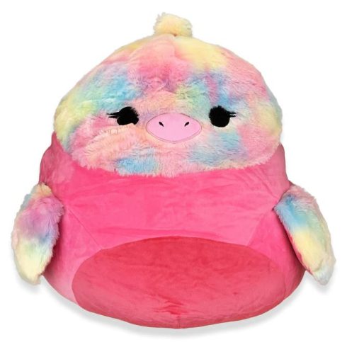 Squishmallows 20 cm - Abilene a rózsaszín bolyhos papagáj