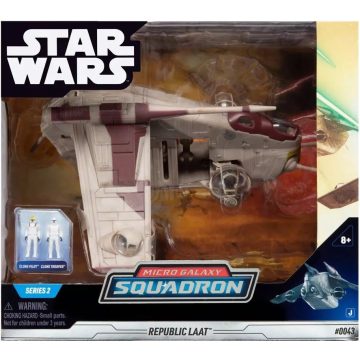   Star Wars - Csillagok háborúja Micro Galaxy Squadron 20 cm-es jármű figurával - Low Altitude Assault Transport