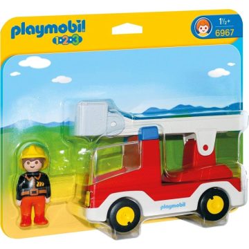 Playmobil - 1.2.3 Tűzoltóautó - 6967