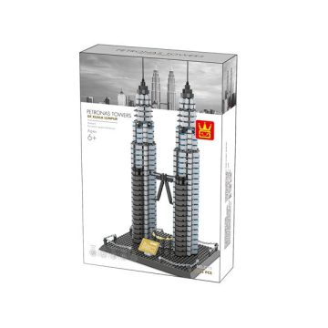   Wange 5213 - Petronas tornyok Kuala Lumpur - lego kompatibilis